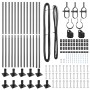Set de Posts de Cerca Set de 26 Gris Concreto 3.2 x 3.2 x 78.5 cm de , Postes de cerca - Ref: Foro24-42004309, Precio: 120,84...