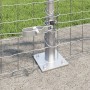 Conjunto de postes de cercado Set de 7 Plata Acero de , Postes de cerca - Ref: Foro24-42004320, Precio: 55,78 €, Descuento: %
