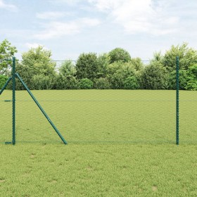 Cerca Hexagonal Verde 1.2x10 m Acero de , Paneles de vallas - Ref: Foro24-42005351, Precio: 26,16 €, Descuento: %