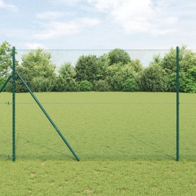Cerca Hexagonal Verde 1.5x10 m de Acero de , Paneles de vallas - Ref: Foro24-42005358, Precio: 25,42 €, Descuento: %