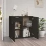 Black plywood sideboard 80x36x75 cm by vidaXL, Sideboards - Ref: Foro24-805771, Price: 85,12 €, Discount: %