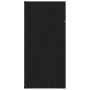 Aparador de madera contrachapada negro 80x36x75 cm de vidaXL, Aparadores - Ref: Foro24-805771, Precio: 86,94 €, Descuento: %