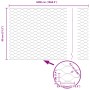 Valla Hexagonal Verde 0.8x50 m Acero de , Paneles de vallas - Ref: Foro24-42005419, Precio: 59,36 €, Descuento: %