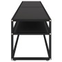 Mueble para TV vidrio templado negro 200x40x40,5 cm de vidaXL, Muebles TV - Ref: Foro24-331727, Precio: 145,89 €, Descuento: %