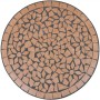 Set de mesa y sillas de jardín 3 piezas con mosaico terracota en Conjuntos de jardín | Comprar online en Foru.es