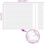 Cerca Hexagonal  Gris 0.4x10 m Acero | Foro24.es | Tu tienda online para hogar, jardín y más Foro24.es