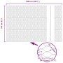 Cerca Hexagonal Gris 1.6x10 m de Acero de , Paneles de vallas - Ref: Foro24-42005511, Precio: 29,80 €, Descuento: %