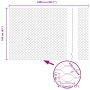 Cerca Hexagonal Gris 1.6x10 m Acero | Foro24.es | Tu tienda online para hogar, jardín y más Foro24.es
