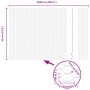 Cerca Hexagonal Gris 0.6x25 m de Acero de , Paneles de vallas - Ref: Foro24-42005521, Precio: 31,12 €, Descuento: -5%%