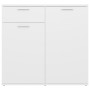 Aparador de madera contrachapada blanco 80x36x75 cm de vidaXL, Aparadores - Ref: Foro24-805770, Precio: 86,10 €, Descuento: %