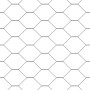 Valla Hexagonal Gris 1.6x25 m Acero de , Paneles de vallas - Ref: Foro24-42005551, Precio: 56,14 €, Descuento: %