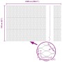 Valla Hexagonal Gris 1.6x25 m Acero de , Paneles de vallas - Ref: Foro24-42005551, Precio: 56,14 €, Descuento: %
