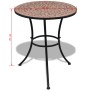 Set de mesa y sillas de jardín 3 piezas con mosaico terracota en Conjuntos de jardín | Comprar online en Foru.es