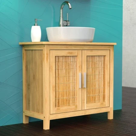 EISL Mueble de lavabo de bambú 67x28x60 cm de EISL, Tocadores de baño - Ref: Foro24-438819, Precio: 100,55 €, Descuento: %