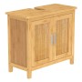 EISL Mueble de lavabo de bambú 67x28x60 cm de EISL, Tocadores de baño - Ref: Foro24-438819, Precio: 100,50 €, Descuento: %