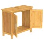 EISL Mueble de lavabo de bambú 67x28x60 cm de EISL, Tocadores de baño - Ref: Foro24-438819, Precio: 100,50 €, Descuento: %
