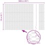 Cerca Hexagonal Gris 1.5x100 m Acero | Foro24.es | Tu tienda online para hogar, jardín y más Foro24.es