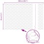Cerca Hexagonal 0.8x10 m Acero Galvanizado | Foro24.es | Tu tienda online para hogar, jardín y más Foro24.es