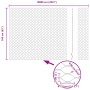 Cerca Hexagonal 1.6x100 m Acero Galvanizado de , Paneles de vallas - Ref: Foro24-42005772, Precio: 116,23 €, Descuento: %