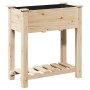 Plantador de Jardín con Estante 71x37x76 cm de Madera Maciza de Pino de , Maceteros y jardineras - Ref: Foro24-42006566, Prec...