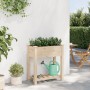 Plantador de Jardín con Estante 71x37x76 cm de Madera Maciza de Pino de , Maceteros y jardineras - Ref: Foro24-42006566, Prec...