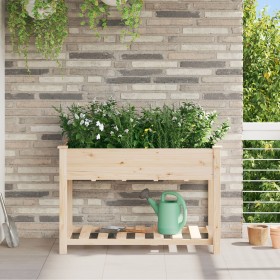 Jardín Planter con Estante 115x59x76 cm Madera Maciza de Abeto de , Maceteros y jardineras - Ref: Foro24-42006567, Precio: 87...