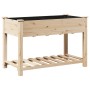 Jardín Planter con Estante 115x59x76 cm Madera Maciza de Abeto de , Maceteros y jardineras - Ref: Foro24-42006567, Precio: 87...