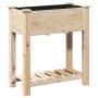Plantador de Jardín con Estante 71x37x76 cm de Madera Maciza de Pino de , Maceteros y jardineras - Ref: Foro24-42006566, Prec...