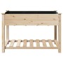 Jardín Planter con Estante 115x59x76 cm Madera Maciza de Abeto de , Maceteros y jardineras - Ref: Foro24-42006567, Precio: 87...