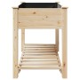 Jardín Planter con Estante 115x59x76 cm Madera Maciza de Abeto de , Maceteros y jardineras - Ref: Foro24-42006567, Precio: 87...