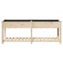 Macetero de jardín con estante 203x53x76 cm de madera maciza de abeto de , Maceteros y jardineras - Ref: Foro24-42006569, Pre...