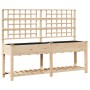 Macetero con Enrejado y Estante 203x53x152 cm de Madera Maciza de Pino de , Maceteros y jardineras - Ref: Foro24-42006573, Pr...