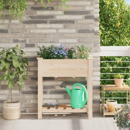 Macetero de Jardín con Rejillas 71x37x76 cm de Madera Sólida de Abeto de , Maceteros y jardineras - Ref: Foro24-42006579, Pre...