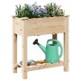 Macetero de Jardín con Rejillas 71x37x76 cm de Madera Sólida de Abeto de , Maceteros y jardineras - Ref: Foro24-42006579, Pre...