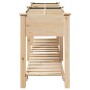 Jardín Planter con Rejillas 115x59x76 cm Madera Sólida de Pino de , Maceteros y jardineras - Ref: Foro24-42006580, Precio: 11...