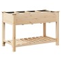 Jardín Planter con Rejillas 115x59x76 cm Madera Sólida de Pino de , Maceteros y jardineras - Ref: Foro24-42006580, Precio: 11...