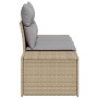 Sofá de Jardín de 2 Plazas con Cojines Beige de Poliratán de , Sofás de exterior - Ref: Foro24-42006795, Precio: 200,47 €, De...