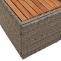 Sofá de jardín de 2 plazas con cojines gris de poliratán de , Sofás de exterior - Ref: Foro24-42006814, Precio: 213,17 €, Des...