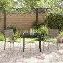 Sillas apilables de jardín  con cojines 2 pcs Gris Ratán Poliéster | Foro24.es | Tu tienda online para hogar, jardín y más Foro24.es