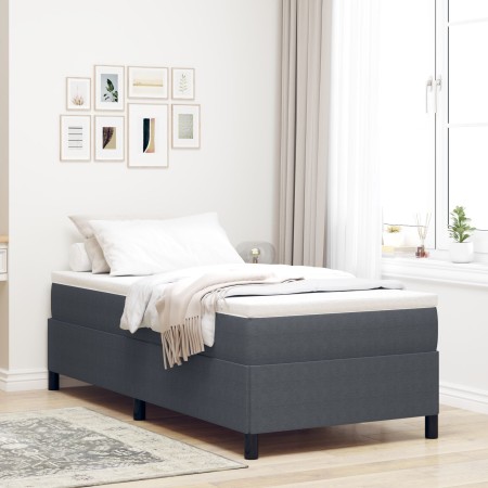 Marco de Cama Gris Oscuro 80x200 cm Tela de Pana de , Camas y somieres - Ref: Foro24-42006938, Precio: 95,31 €, Descuento: %