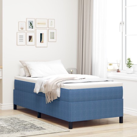 Estructura de Cama Azul 80x200 cm Tejido de Corduroy de , Camas y somieres - Ref: Foro24-42006940, Precio: 95,31 €, Descuento: %