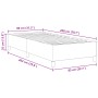 Estructura de Cama Azul 80x200 cm Tejido de Corduroy de , Camas y somieres - Ref: Foro24-42006940, Precio: 95,31 €, Descuento: %