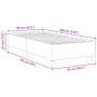 Estructura de cama Gris Claro 90x190 cm Tela de Corduroy de , Camas y somieres - Ref: Foro24-42006942, Precio: 92,60 €, Descu...