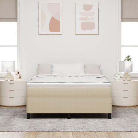 Estructura de Cama Verde Claro Gris 140x200 cm Tela de Corduroy de , Camas y somieres - Ref: Foro24-42006976, Precio: 129,71 ...