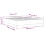 Estructura de cama Gris oscuro 160x200 cm Tejido de canalé de , Camas y somieres - Ref: Foro24-42006978, Precio: 128,36 €, De...