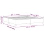 Estructura de cama  Gris oscuro 200x200 cm Tela de corduroy | Foro24.es | Tu tienda online para hogar, jardín y más Foro24.es