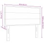 Cabecero de diseño Lines Cafés 80 cm de tela | Foro24.es | Tu tienda online para hogar, jardín y más Foro24.es