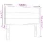 Cabecero Diseño de Líneas Gris Claro 90 cm Tela de , Cabeceros y pies de cama - Ref: Foro24-42006999, Precio: 43,98 €, Descue...