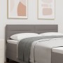 Cabecero Diseño Líneas Taupe 140 cm Tela de , Cabeceros y pies de cama - Ref: Foro24-42007017, Precio: 58,37 €, Descuento: %