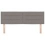 Cabecero Diseño Líneas Taupe 140 cm Tela de , Cabeceros y pies de cama - Ref: Foro24-42007017, Precio: 58,37 €, Descuento: %